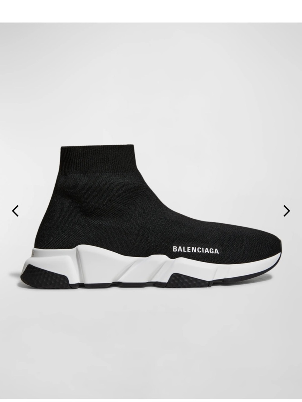 Balenciaga Black Knit Sock Sneaker